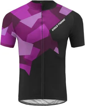 UGLY FROG Mens Breathable Cycling Jersey Biker Short/Long Sleeve Shirt Quick Dry Full Zip Men's Bicycle Jacket with Pockets