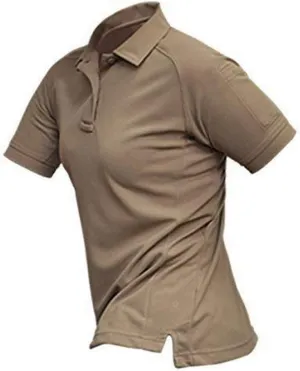 Vertx Womens Tactical Polo Shirt, Short Sleeve, Breathable, Outdoor Tactical Clothing Gear for Active Missions, Relaxed Fit