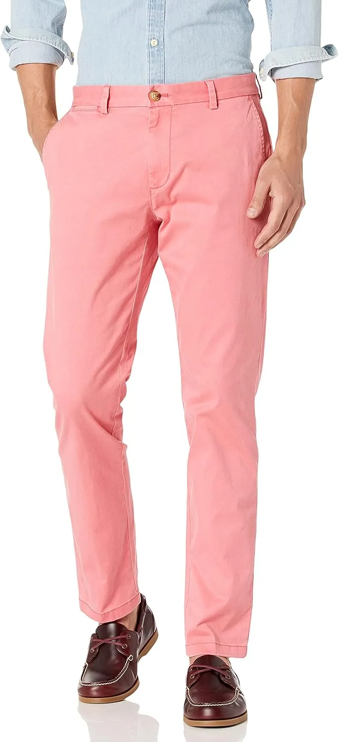 vineyard vines Men's Breaker Pants, Jetty Red, 35/30