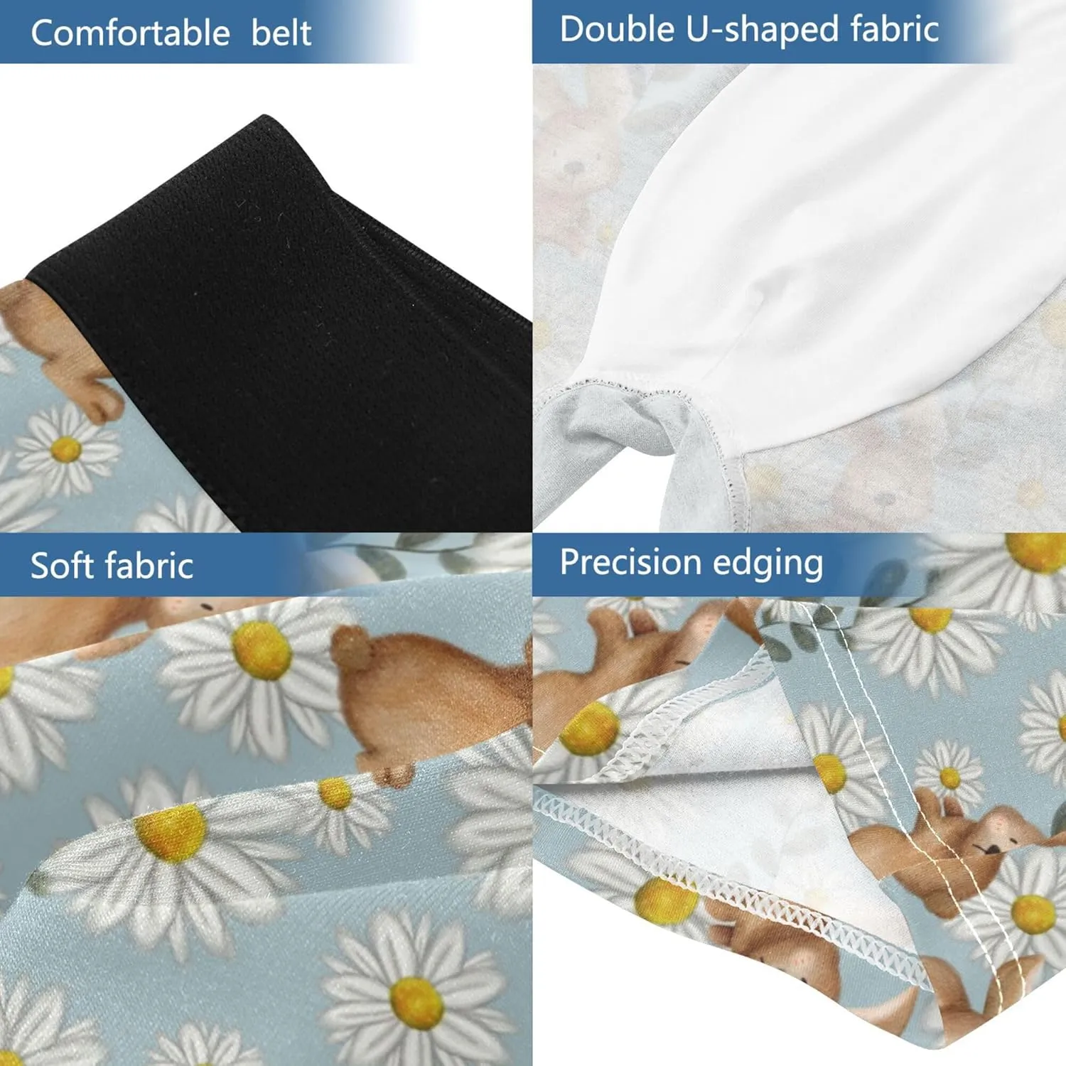 visesunny Mens Ultimate Tagless With Comfortflex Waistband Briefs Underwear Funny Underpants
