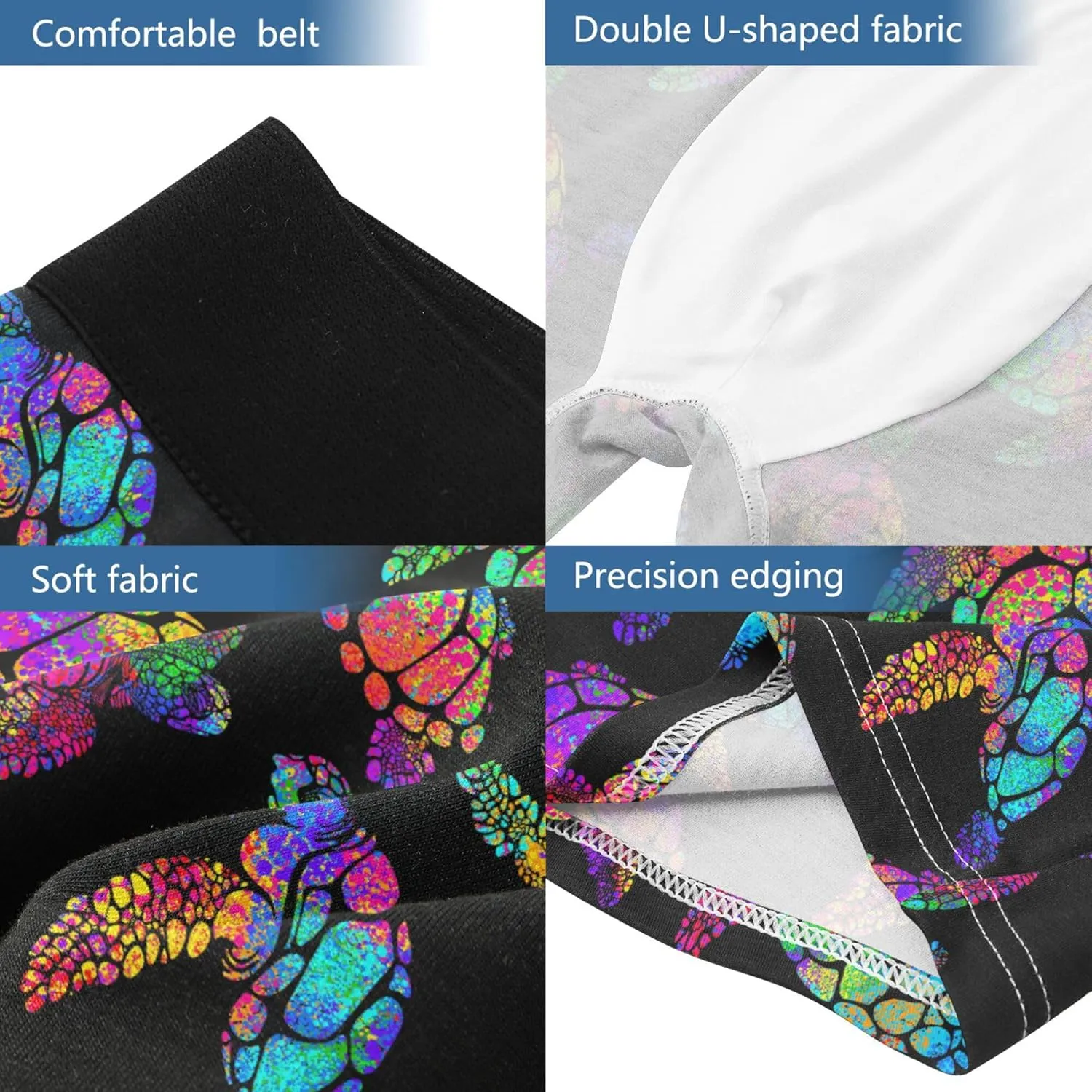visesunny Mens Ultimate Tagless With Comfortflex Waistband Briefs Underwear Funny Underpants