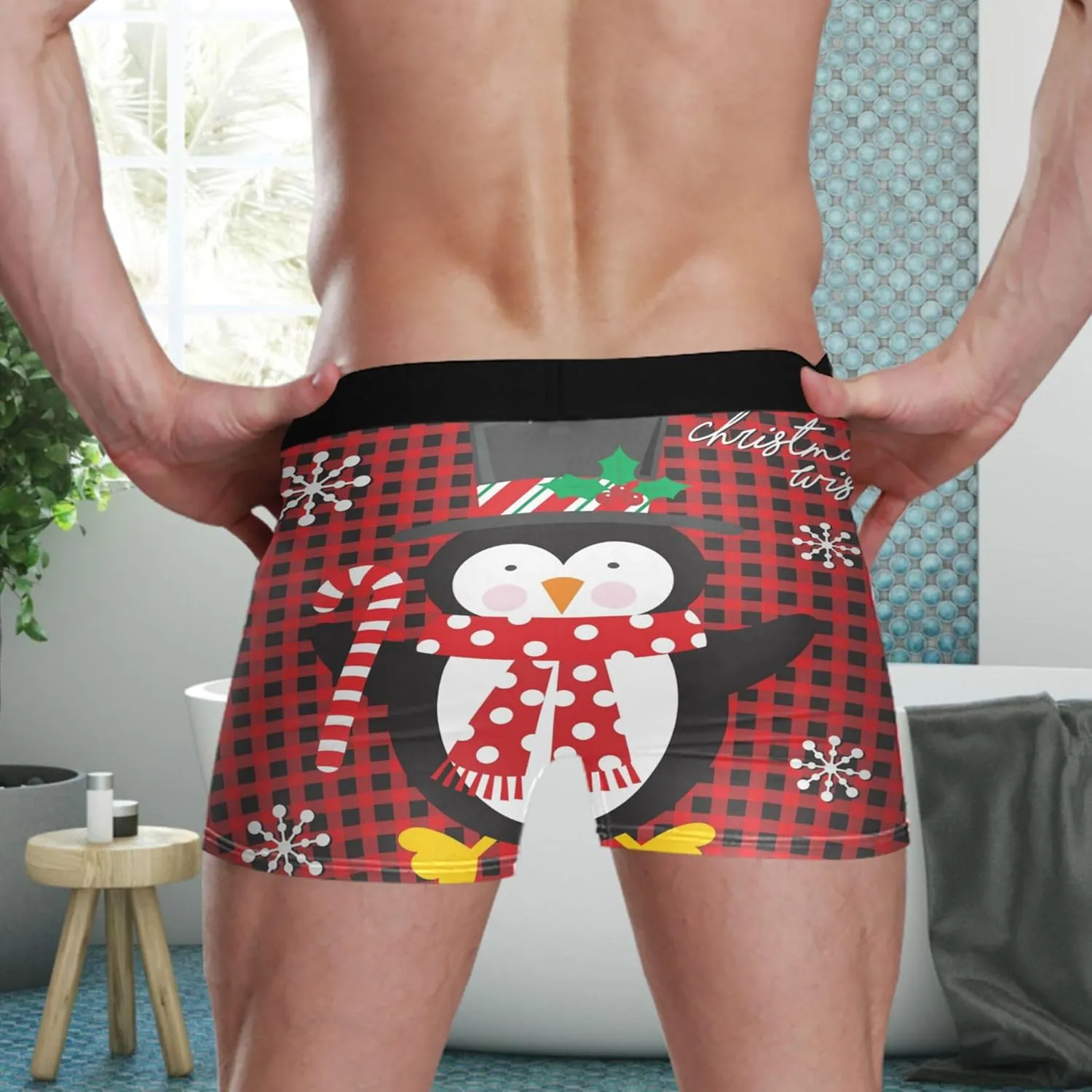 visesunny Mens Ultimate Tagless With Comfortflex Waistband Briefs Underwear Funny Underpants