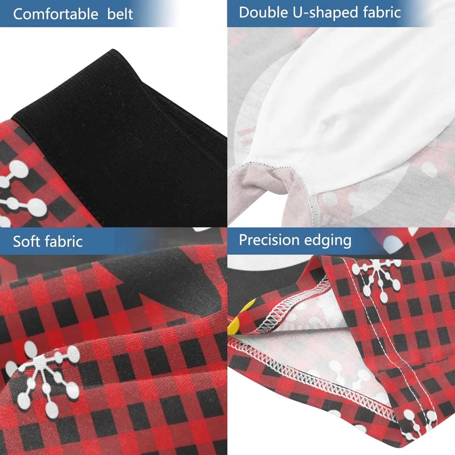 visesunny Mens Ultimate Tagless With Comfortflex Waistband Briefs Underwear Funny Underpants