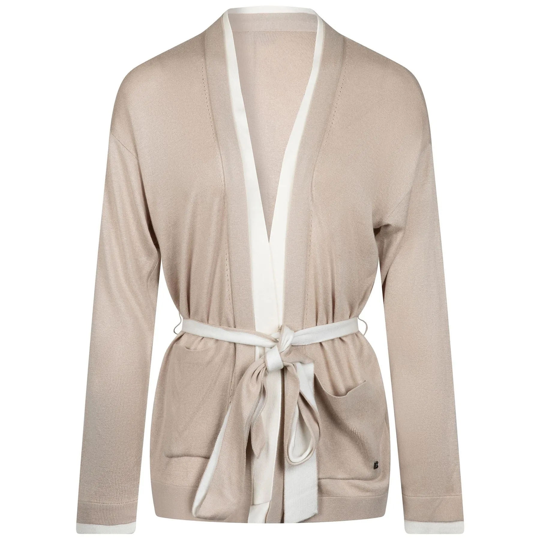 Womens Carla Silk-Viscose Yarn With Cashmere Knit Biscuit - SS23