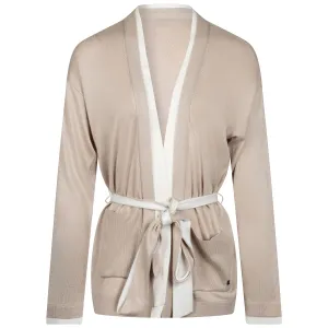 Womens Carla Silk-Viscose Yarn With Cashmere Knit Biscuit - SS23