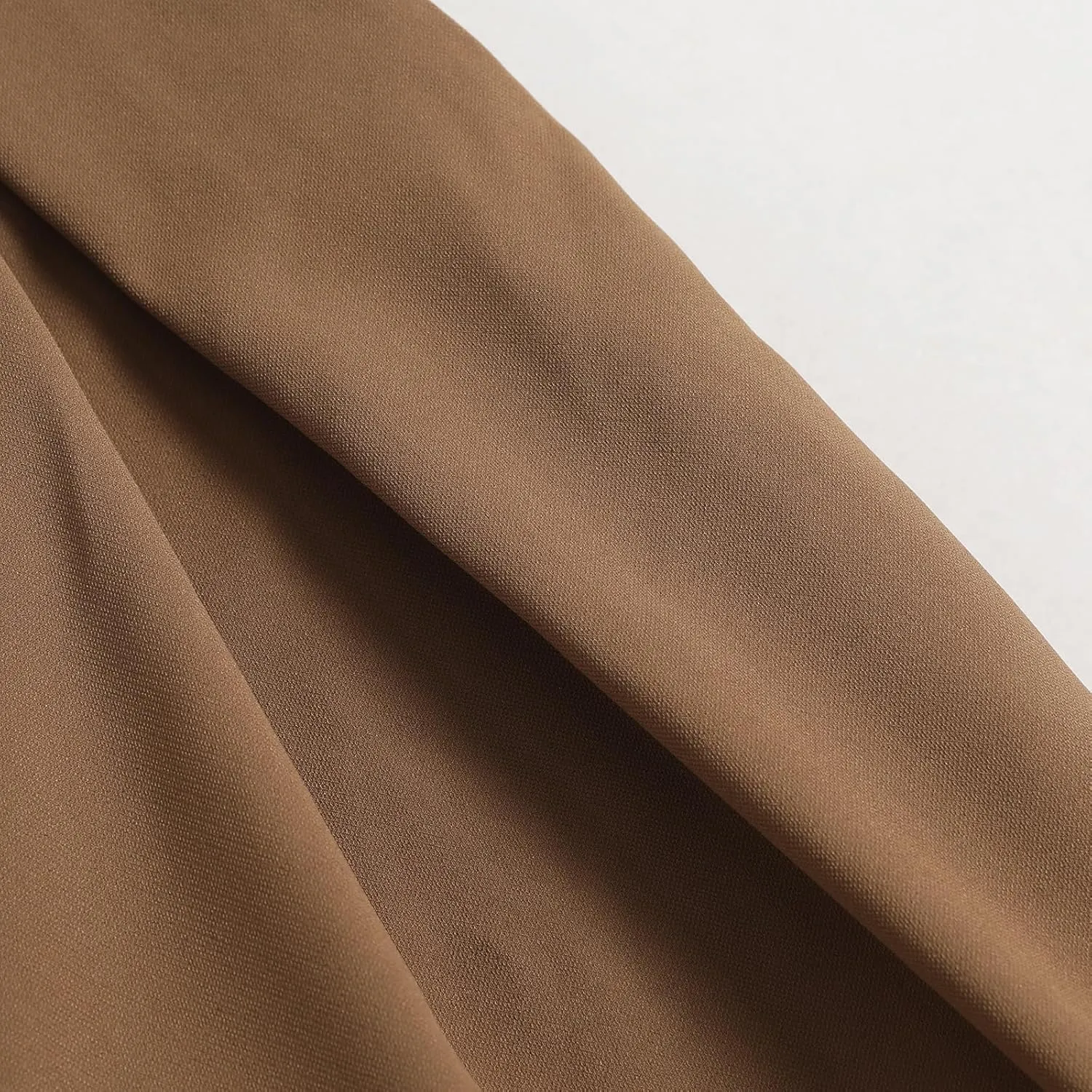 Women's Loose High Waist Wide Leg Pants Casual Business Solid Color Straight Long Trousers