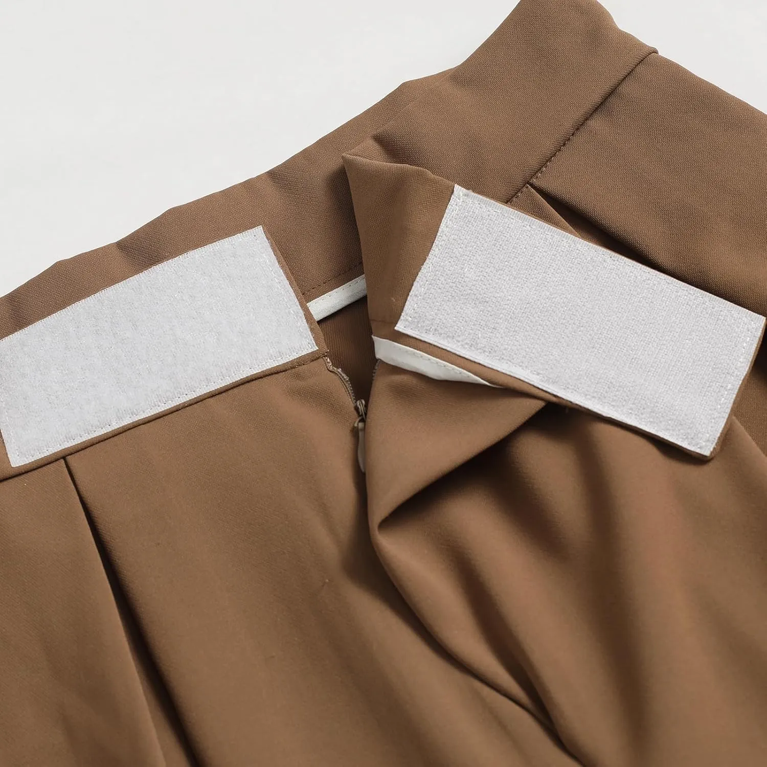 Women's Loose High Waist Wide Leg Pants Casual Business Solid Color Straight Long Trousers