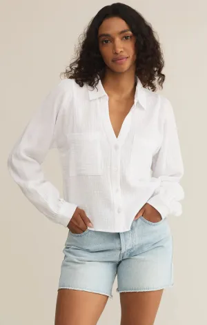 Z Supply ‘Campo Button Up Gauze Top’